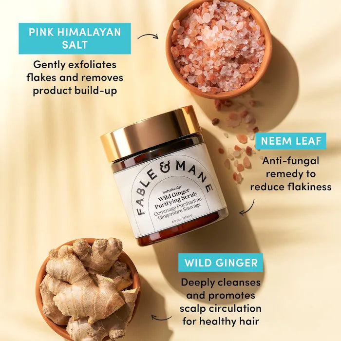 SahaScalp Wild Ginger Purifying Scrub